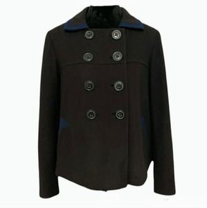 Boden Womens Brown Double Breasted Wool Size 8